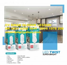 Lampu LED SPIRAL Jumbo Keong 50W 30W 25W